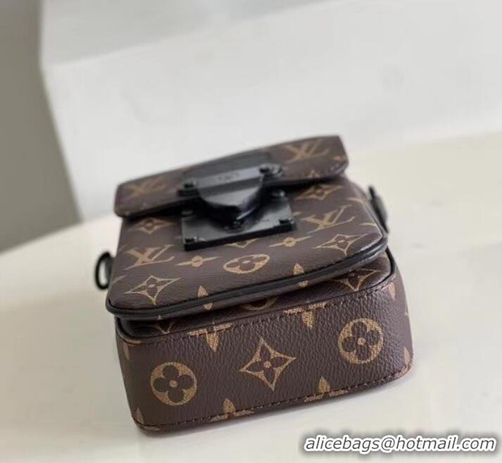 Classic Specials Louis Vuitton Monogram Canvas S-LOCK VERTICAL WEARABLE WALLET M81524 Black