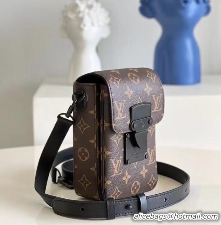 Classic Specials Louis Vuitton Monogram Canvas S-LOCK VERTICAL WEARABLE WALLET M81524 Black