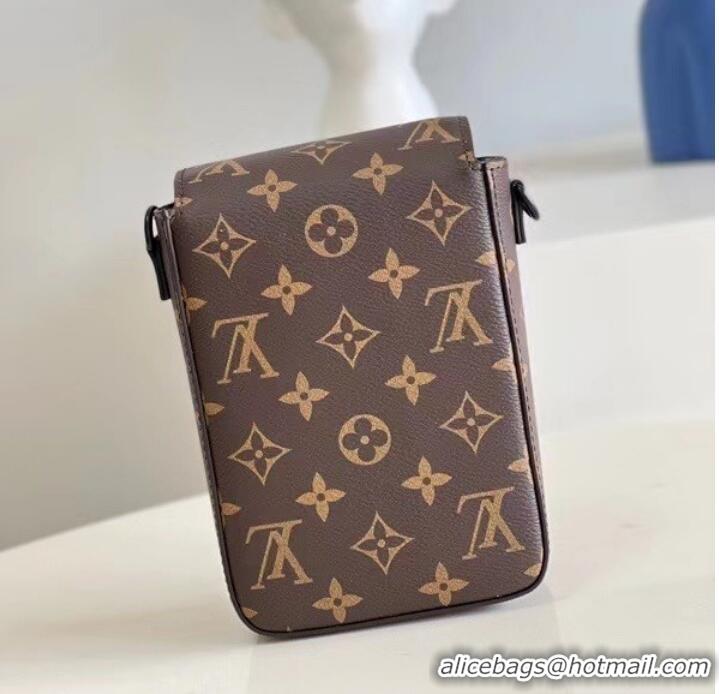 Classic Specials Louis Vuitton Monogram Canvas S-LOCK VERTICAL WEARABLE WALLET M81524 Black