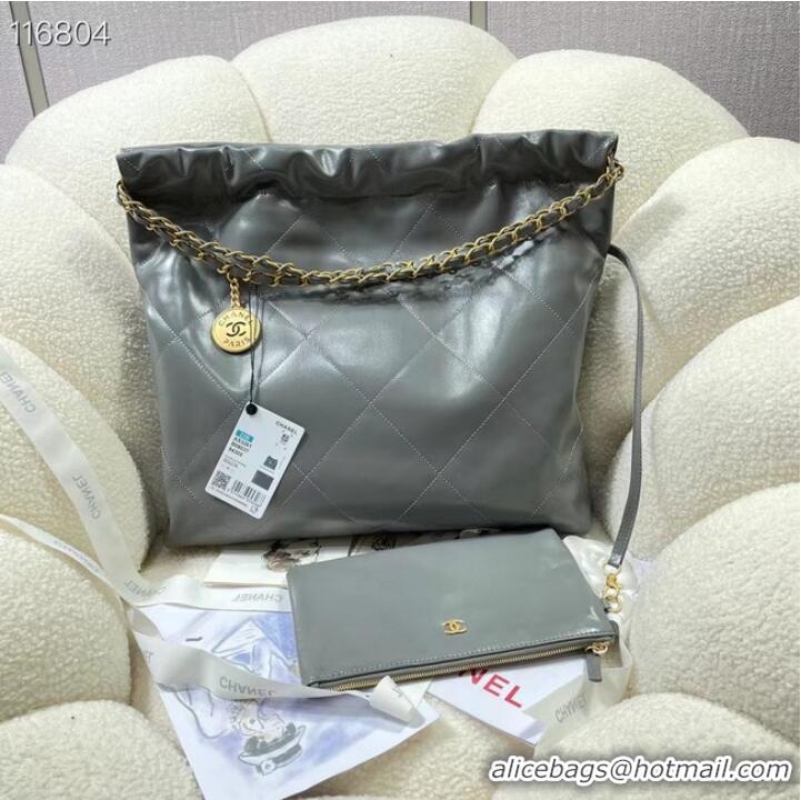 Traditional Specials CHANEL 22 SMALL HANDBAG AS3260 Gray