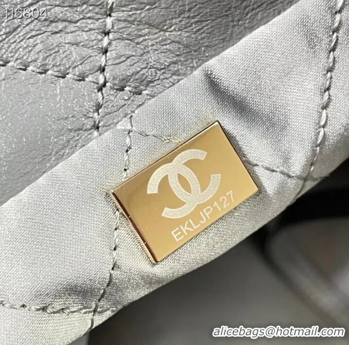 Traditional Specials CHANEL 22 SMALL HANDBAG AS3260 Gray