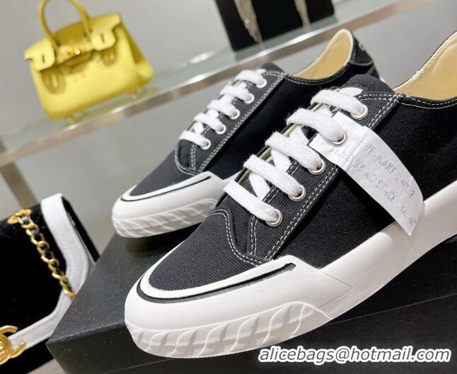 Good Product Chanel Canvas Sneakers Black 071838