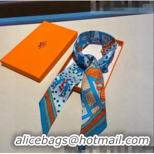 Hot Sell Cheap Hermes Silk Bandeau Scarf H2306 Blue 2022