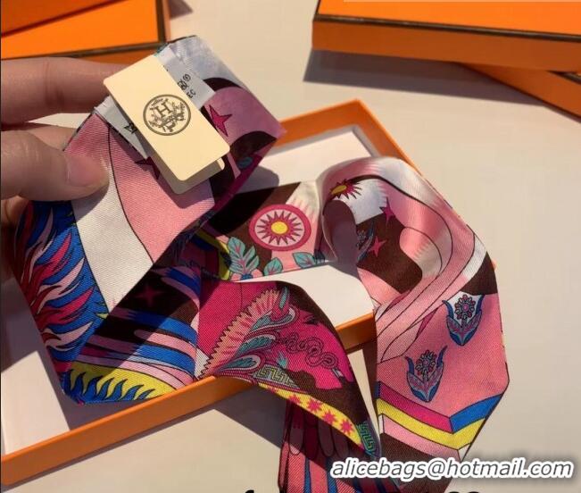 Buy Fashionable Hermes Silk Bandeau Scarf 040136 Brown 2022