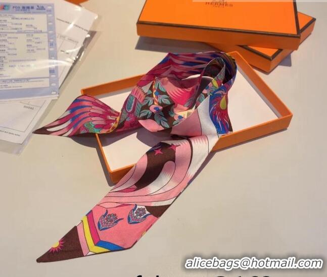 Buy Fashionable Hermes Silk Bandeau Scarf 040136 Brown 2022