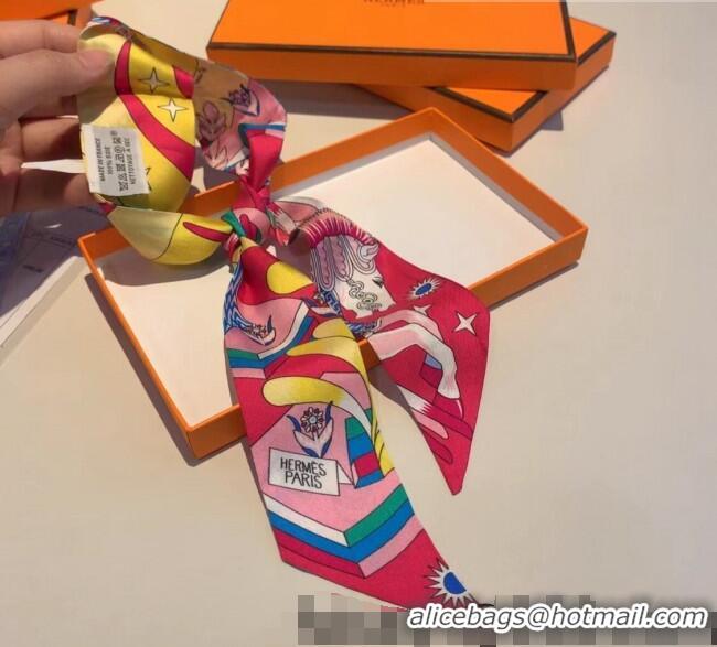 Top Grade Hermes Silk Bandeau Scarf 040138 Red 2022