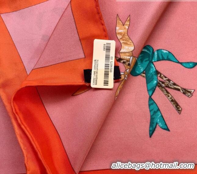 Good Product Hermes Silk Square Scarf 140x140cm H62401 Orange 2022