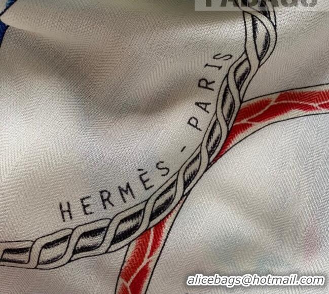 Cheapest Hermes Cashmere Silk Scarf Shawl 140x140cm H0726 Light Beige 2022