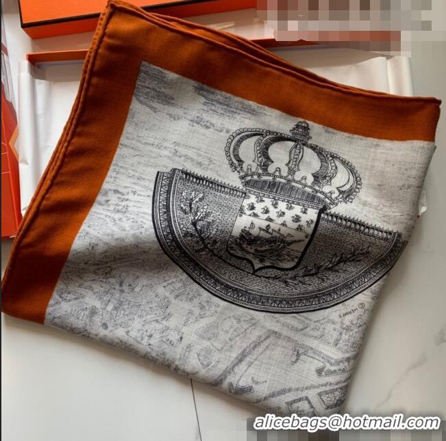 Good Product Hermes Cashmere Silk Scarf Shawl 140x140cm HC0726 Grey 2022