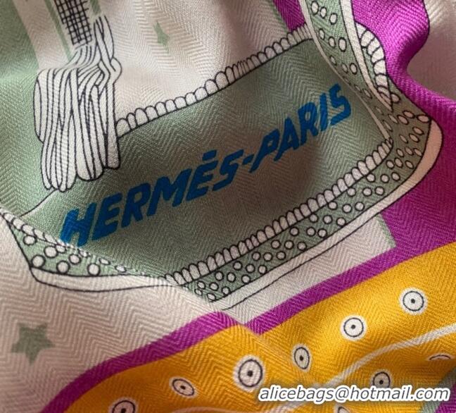 Cheapest Hermes Bandana Cashmere Silk Scarf Shawl 140x140cm HC0729 Green 2022