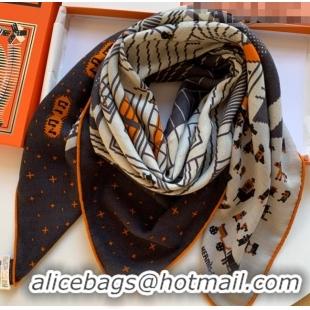 Cheapest Best Hermes Cashmere & Silk Sqaure Scarf 100 H2696 Orange 2022