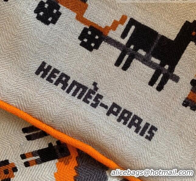 Cheapest Best Hermes Cashmere & Silk Sqaure Scarf 100 H2696 Orange 2022