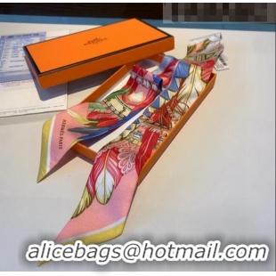 Purchase Best Hermes Peace Silk Bandeau Scarf 5x86cm H6103 Pink 2022