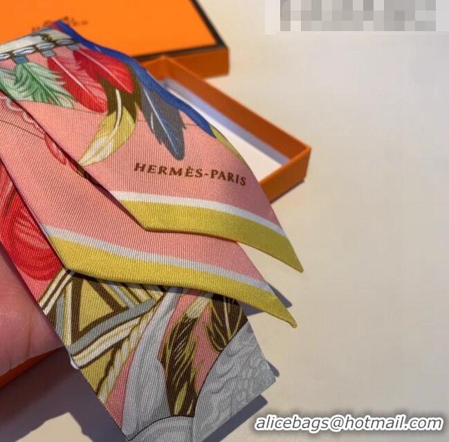 Purchase Best Hermes Peace Silk Bandeau Scarf 5x86cm H6103 Pink 2022