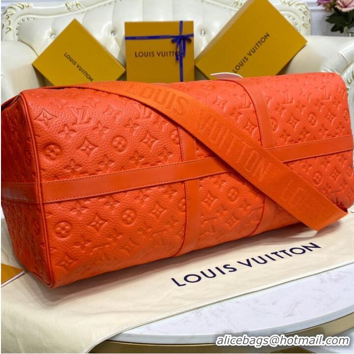 Famous Brand Louis Vuitton KEEPALL BANDOULIERE 50 M20963 Orange