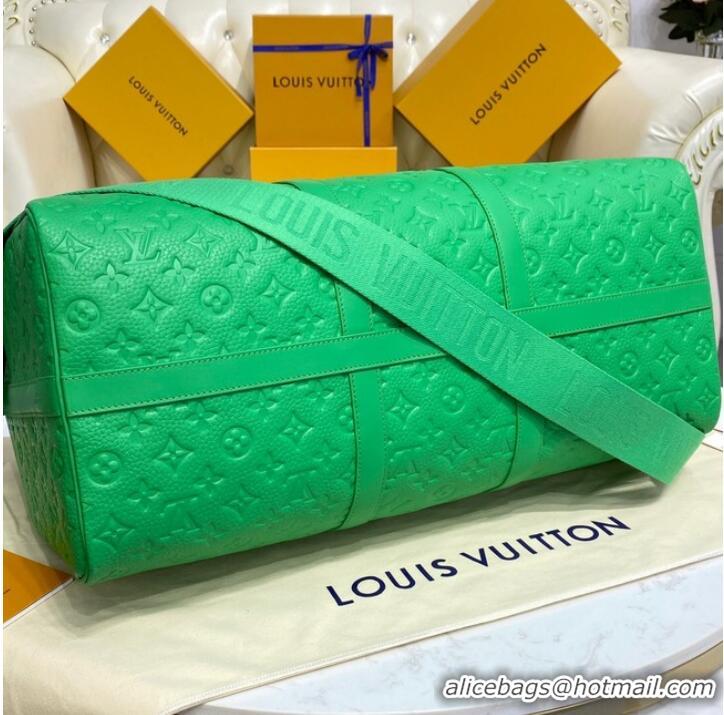 Reasonable Price Louis Vuitton KEEPALL BANDOULIERE 50 M20963 green