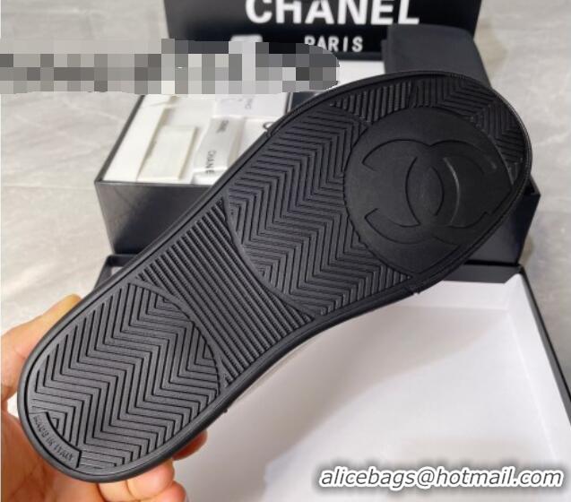 Best Grade Chanel Fabric Sneakers 081261 Optic White