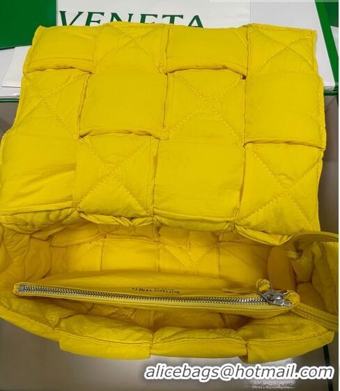 Good Looking Bottega Veneta Padded Tech Cassette Crossbody Bag 628951 Yellow 2021