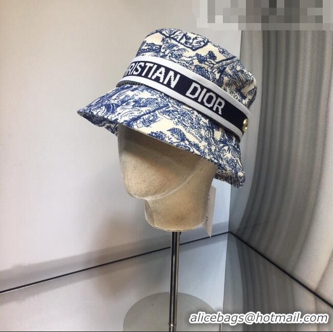 Luxury Best Dior Bucket Hat 21120208 Blue 2021