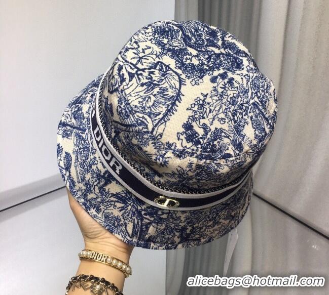 Luxury Best Dior Bucket Hat 21120208 Blue 2021