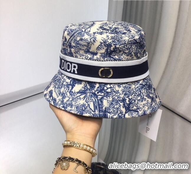 Luxury Best Dior Bucket Hat 21120208 Blue 2021