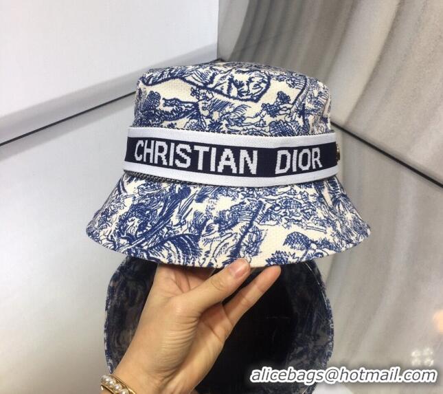 Luxury Best Dior Bucket Hat 21120208 Blue 2021