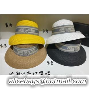 Buy Fashionable Dior Straw Wide Brim Hat 040163 2022