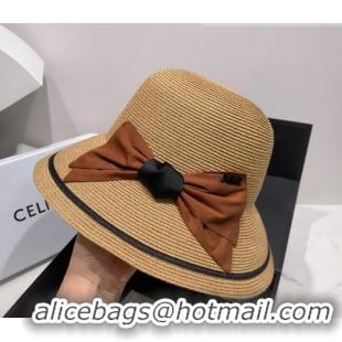 Good Taste Dior Straw Bucket Hat 042988 Khaki 2022