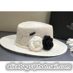 Most Popular Dior Straw Wide Brim Hat 040175 White 2022