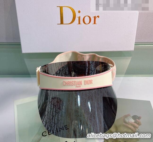 Buy Inexpensive Dior DiorClub V1U Oblique Visor Hat DH2452 Grey/Pink 2022