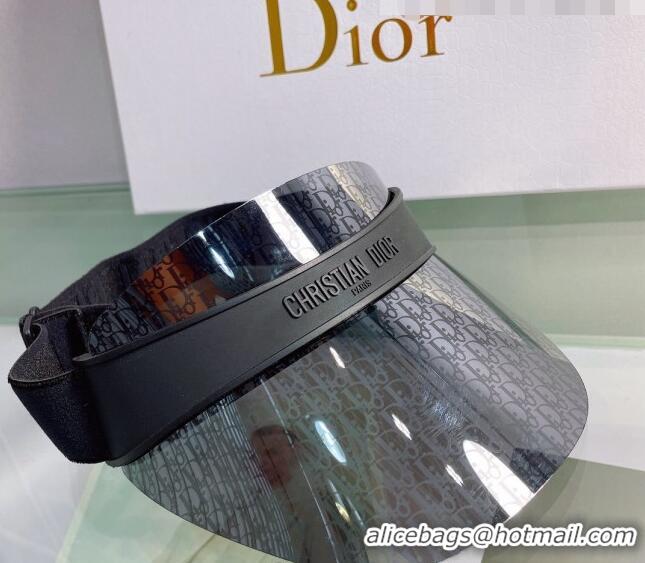 Sumptuous Dior DiorClub V1U Oblique Visor Hat DH2452 Grey/Black 2022