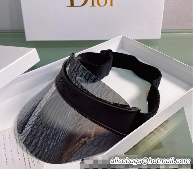 Sumptuous Dior DiorClub V1U Oblique Visor Hat DH2452 Grey/Black 2022