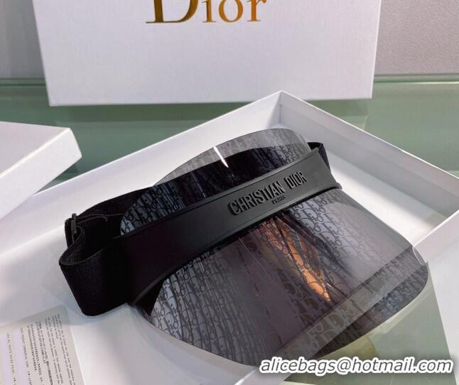 Sumptuous Dior DiorClub V1U Oblique Visor Hat DH2452 Grey/Black 2022