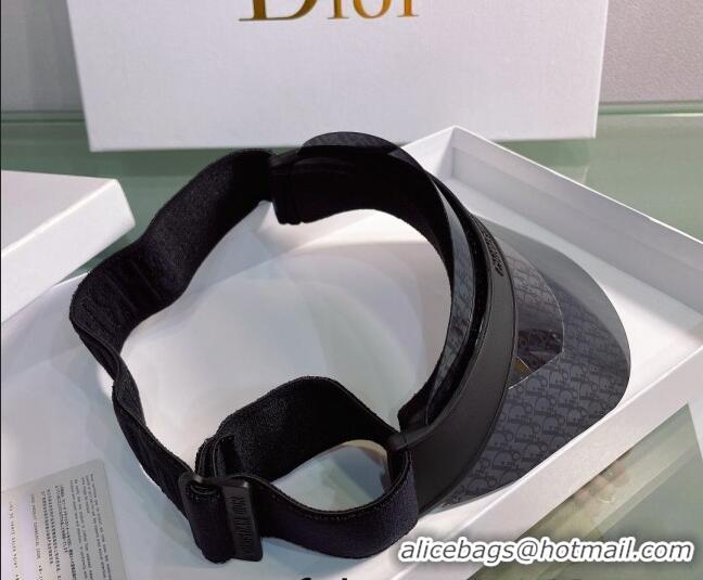 Sumptuous Dior DiorClub V1U Oblique Visor Hat DH2452 Grey/Black 2022