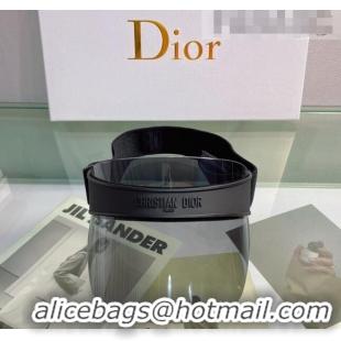 Famous Brand Dior DiorClub V1U Visor Hat DH2453 Grey/Black 2022