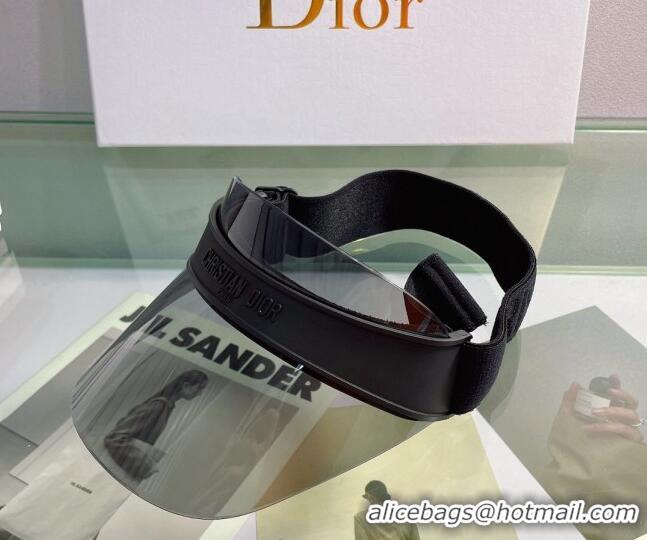 Famous Brand Dior DiorClub V1U Visor Hat DH2453 Grey/Black 2022