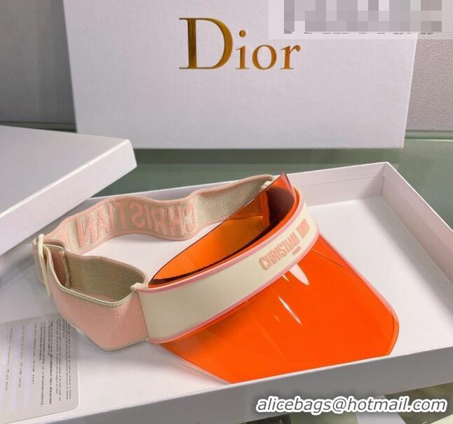 Best Product Dior DiorClub V1U Visor Hat DH2453 orange/Pink 2022