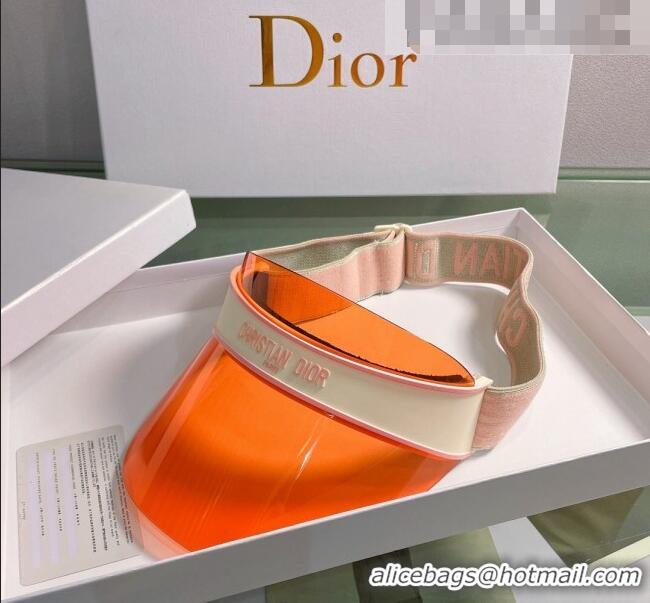 Best Product Dior DiorClub V1U Visor Hat DH2453 orange/Pink 2022