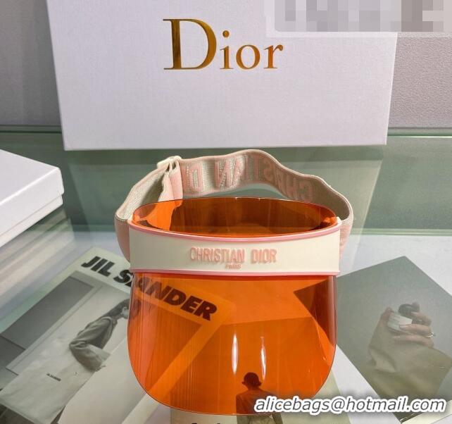 Best Product Dior DiorClub V1U Visor Hat DH2453 orange/Pink 2022