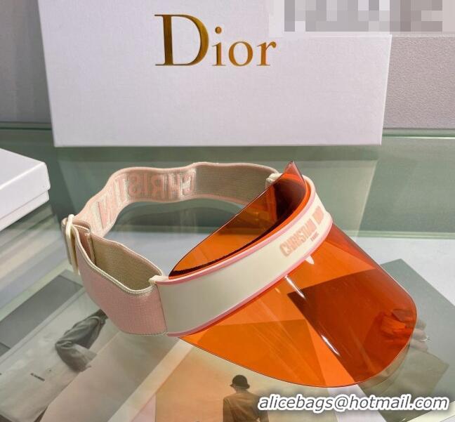 Best Product Dior DiorClub V1U Visor Hat DH2453 orange/Pink 2022