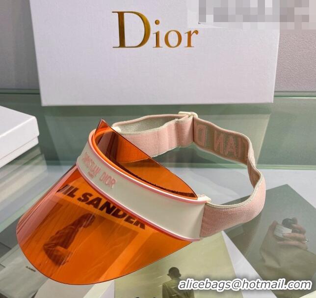 Best Product Dior DiorClub V1U Visor Hat DH2453 orange/Pink 2022