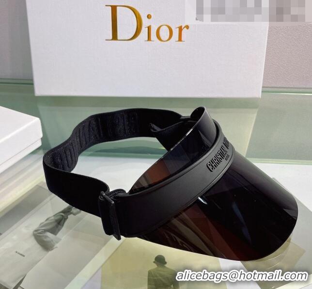 Pretty Style Dior DiorClub V1U Visor Hat DH2453 Black 2022