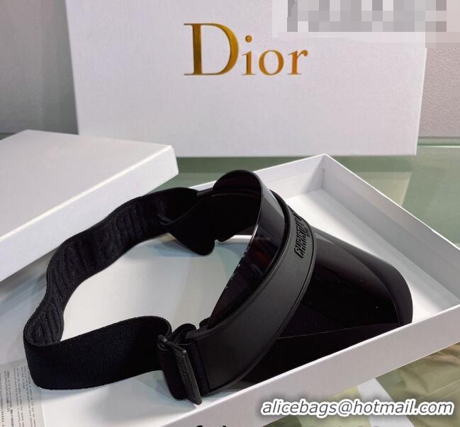 Pretty Style Dior DiorClub V1U Visor Hat DH2453 Black 2022