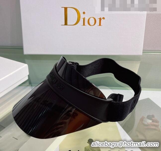 Pretty Style Dior DiorClub V1U Visor Hat DH2453 Black 2022