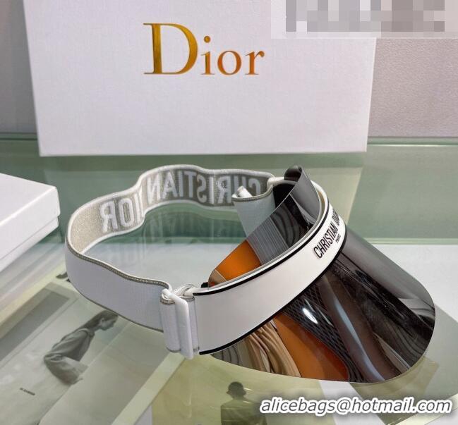 Affordable Price Dior DiorClub V1U Visor Hat DH2453 Grey/White 2022