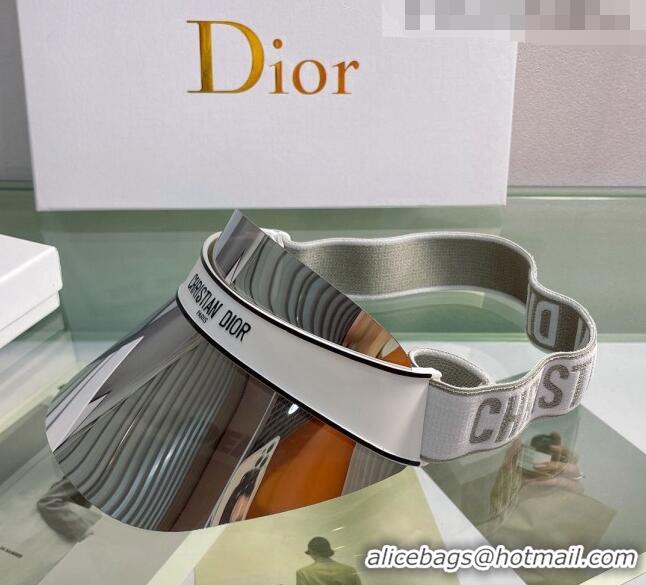 Affordable Price Dior DiorClub V1U Visor Hat DH2453 Grey/White 2022