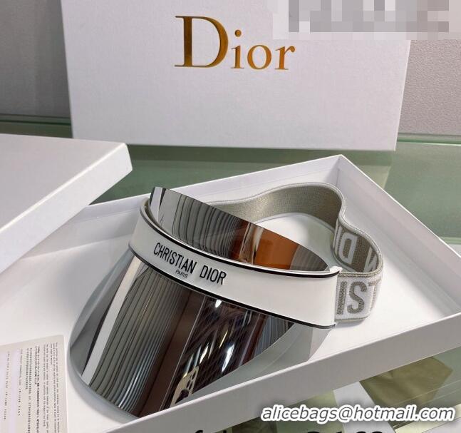 Affordable Price Dior DiorClub V1U Visor Hat DH2453 Grey/White 2022