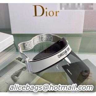 Top Quality Dior DiorClub V1U Visor Hat DH2454 Grey/White 2022