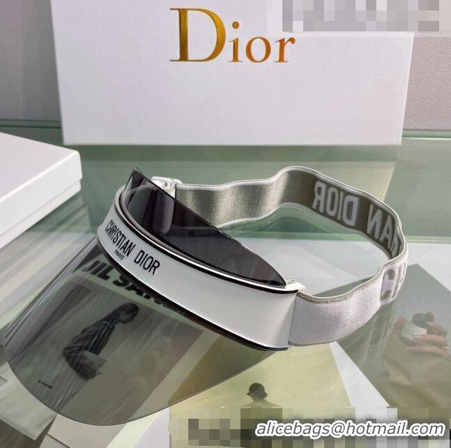 Top Quality Dior DiorClub V1U Visor Hat DH2454 Grey/White 2022