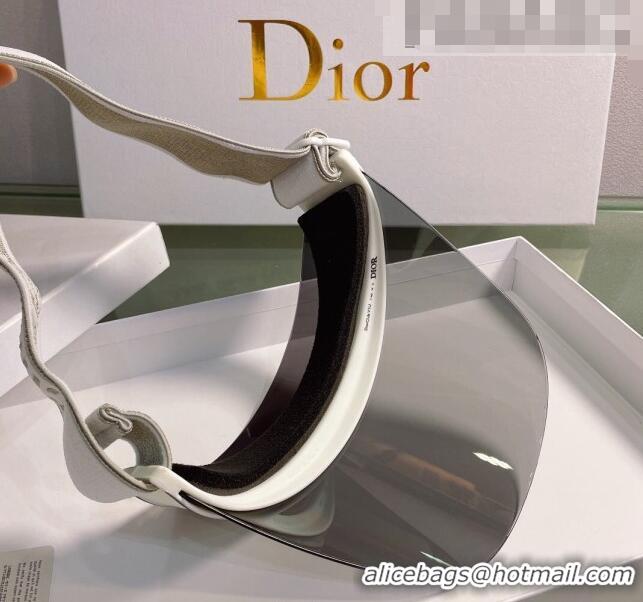 Top Quality Dior DiorClub V1U Visor Hat DH2454 Grey/White 2022